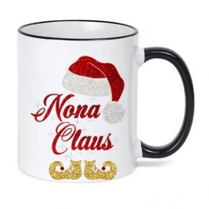 Nona Claus Matching Family Group Christmas Xmas Gift 11oz Black Color Changing Mug