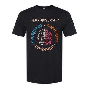 Neurodiversity Celebrate Mental Health ADHD Autism Awareness Softstyle CVC T-Shirt