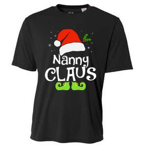 Nanny Claus Matching Family Christmas 2022 Costume Santa Cooling Performance Crew T-Shirt