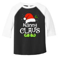 Nanny Claus Matching Family Christmas 2022 Costume Santa Toddler Fine Jersey T-Shirt