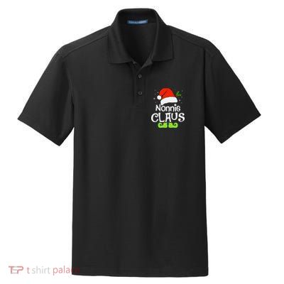 Nonnie Claus Matching Family Christmas 2022 Costume Santa Dry Zone Grid Polo