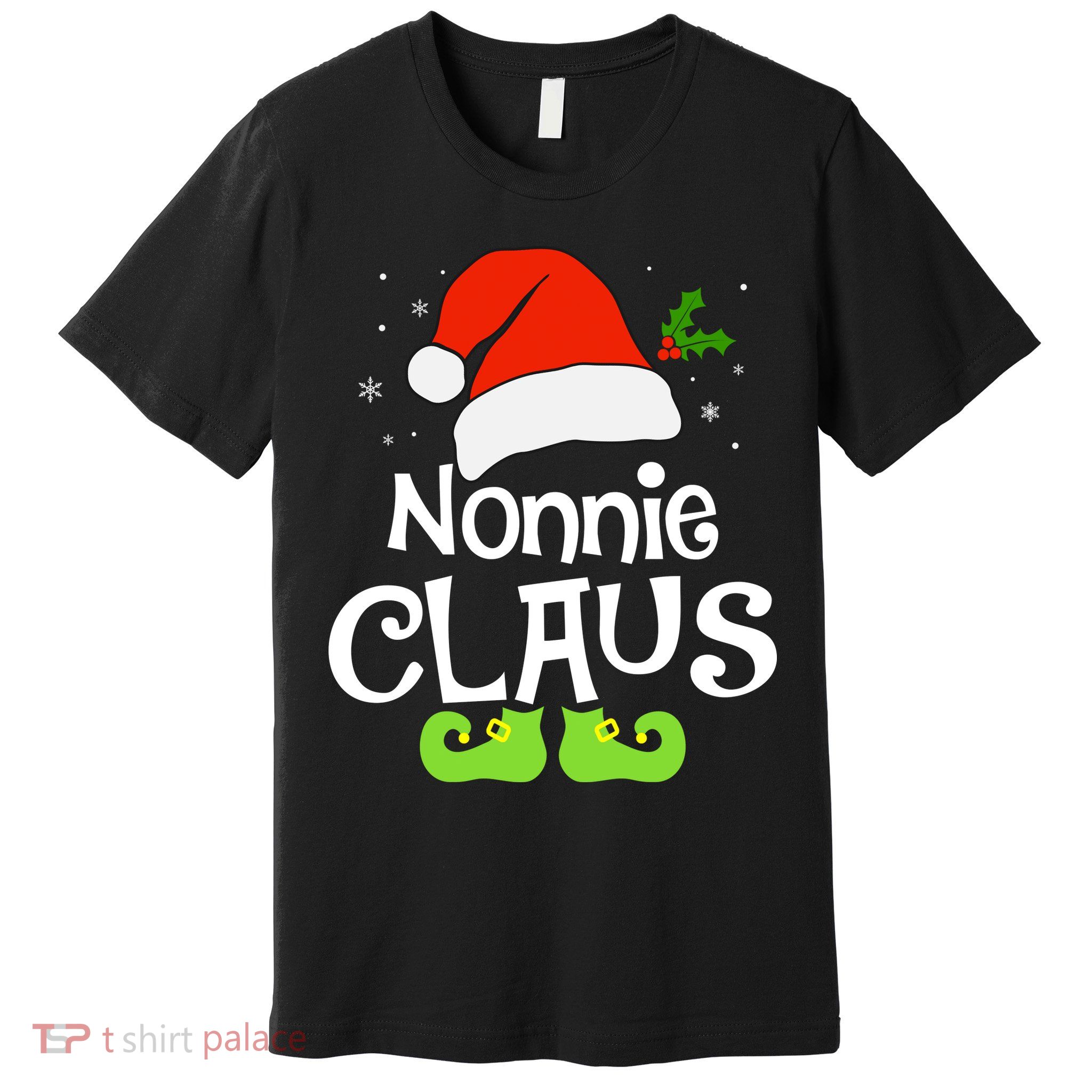 Nonnie Claus Matching Family Christmas 2022 Costume Santa Premium T-Shirt