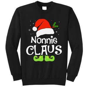 Nonnie Claus Matching Family Christmas 2022 Costume Santa Tall Sweatshirt