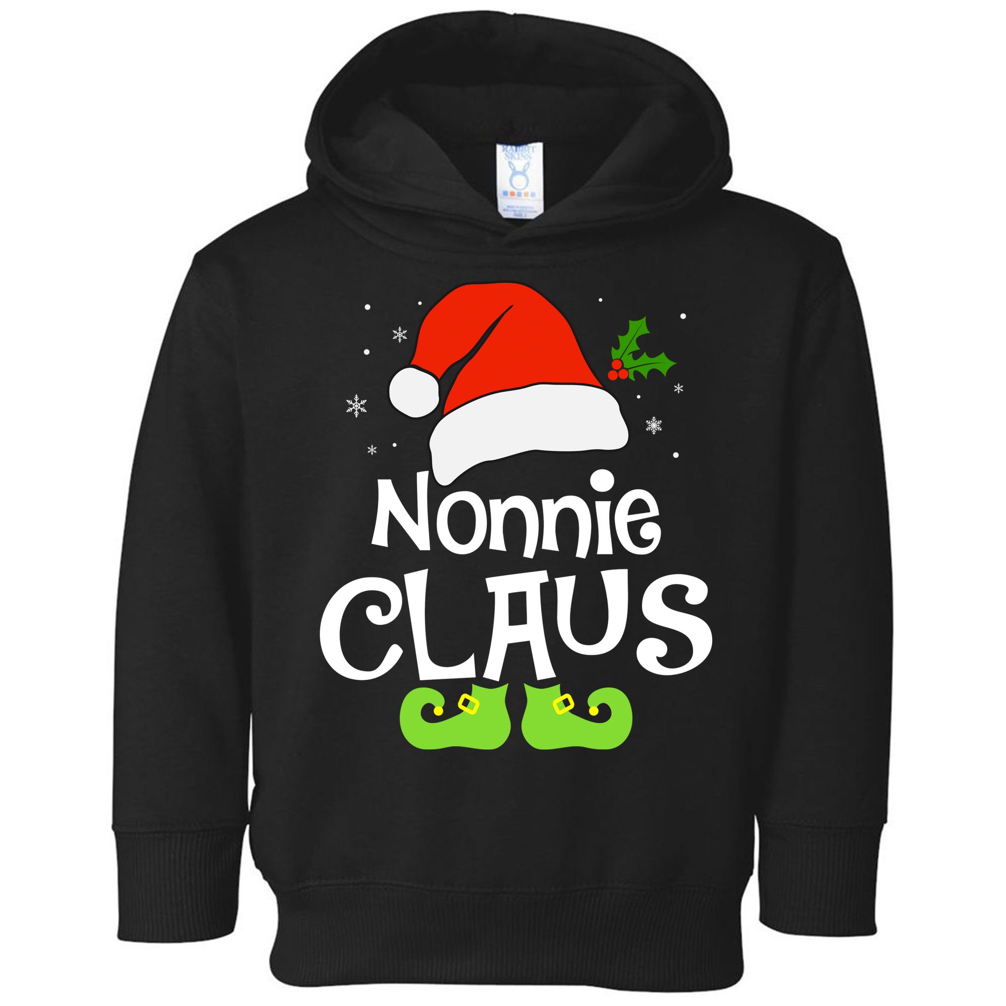 Nonnie Claus Matching Family Christmas 2022 Costume Santa Toddler Hoodie
