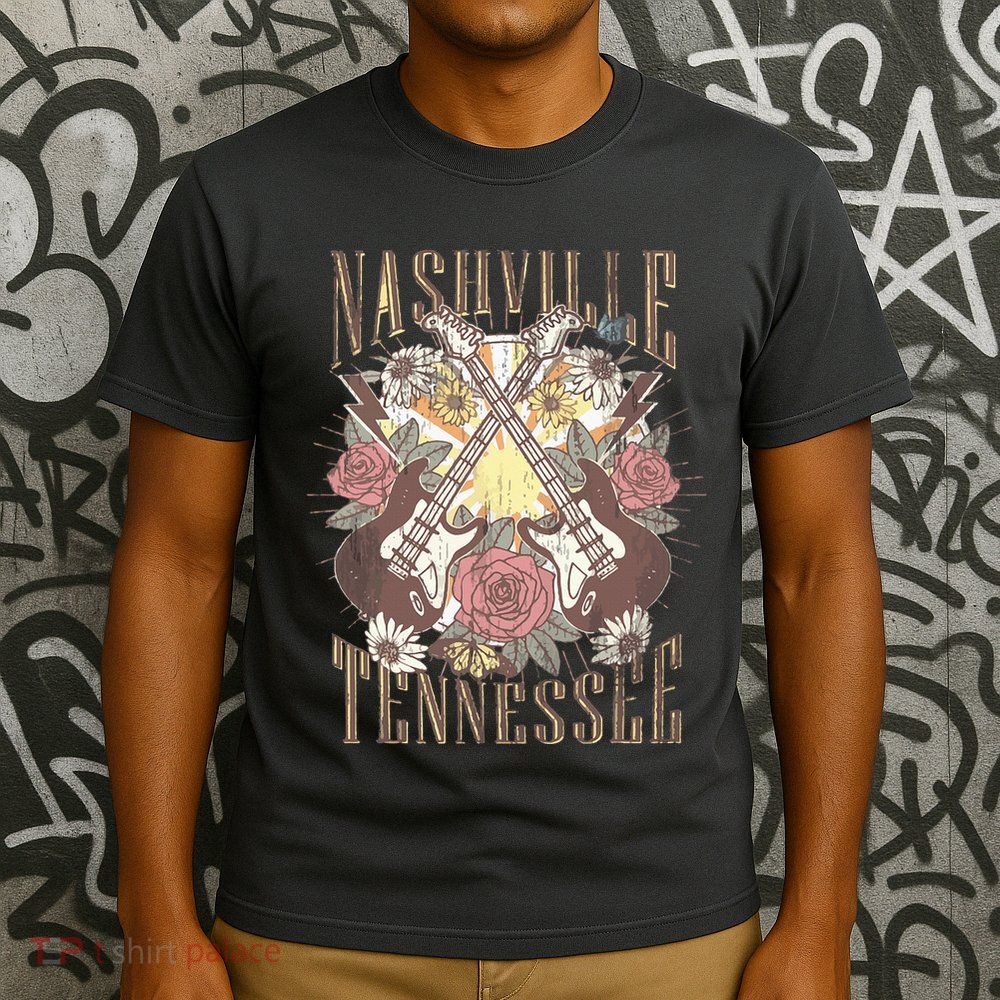 Nashville Country Music City Retro Nash Bash Bach T-Shirt
