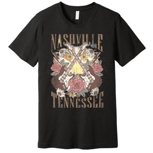 Nashville Country Music City Retro Nash Bash Bach Premium T-Shirt