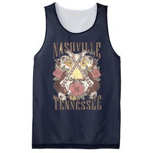 Nashville Country Music City Retro Nash Bash Bach Mesh Reversible Basketball Jersey Tank