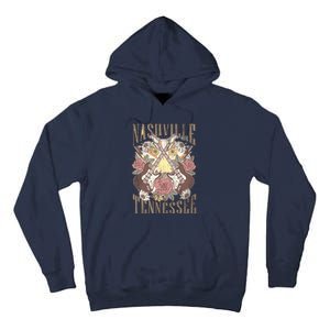 Nashville Country Music City Retro Nash Bash Bach Tall Hoodie