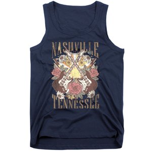 Nashville Country Music City Retro Nash Bash Bach Tank Top