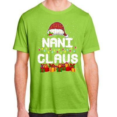 Nani Claus Matching Christmas Grandma Xmas Santa Cool Gift Adult ChromaSoft Performance T-Shirt