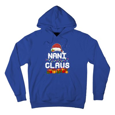 Nani Claus Matching Christmas Grandma Xmas Santa Cool Gift Hoodie