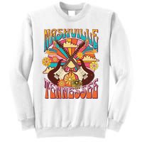 Nashville Country Music City Girls Trip Retro Nash Bash Bach Sweatshirt