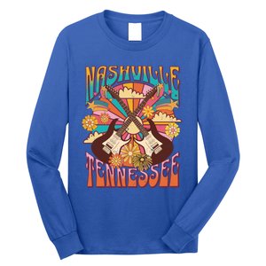 Nashville Country Music City Trip Retro Nash Bash Bach Gift Long Sleeve Shirt