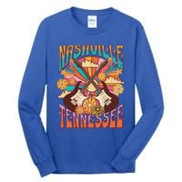 Nashville Country Music City Trip Retro Nash Bash Bach Gift Tall Long Sleeve T-Shirt