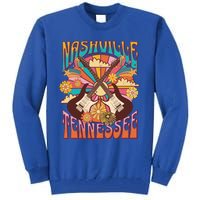 Nashville Country Music City Trip Retro Nash Bash Bach Gift Tall Sweatshirt