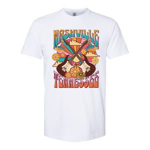 Nashville Country Music City Trip Retro Nash Bash Bach Gift Softstyle CVC T-Shirt