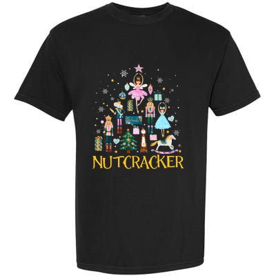 Nutcracker Crackin Merry Christmas Xmas Pajamas Holiday Garment-Dyed Heavyweight T-Shirt