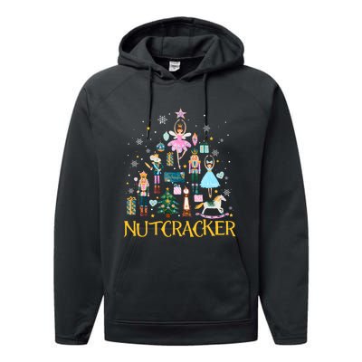 Nutcracker Crackin Merry Christmas Xmas Pajamas Holiday Performance Fleece Hoodie