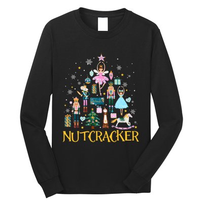 Nutcracker Crackin Merry Christmas Xmas Pajamas Holiday Long Sleeve Shirt