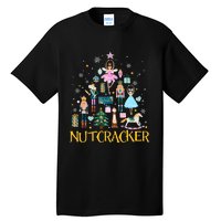 Nutcracker Crackin Merry Christmas Xmas Pajamas Holiday Tall T-Shirt