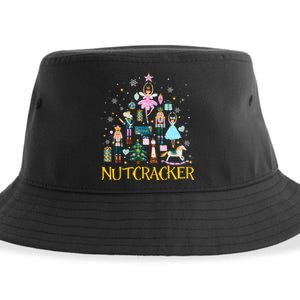 Nutcracker Crackin Merry Christmas Xmas Pajamas Holiday Sustainable Bucket Hat