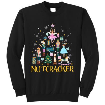 Nutcracker Crackin Merry Christmas Xmas Pajamas Holiday Tall Sweatshirt