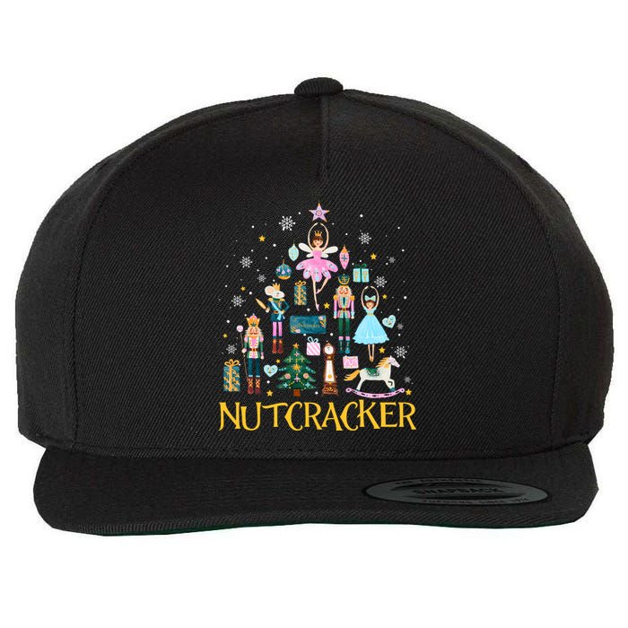 Nutcracker Crackin Merry Christmas Xmas Pajamas Holiday Wool Snapback Cap