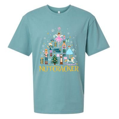 Nutcracker Crackin Merry Christmas Xmas Pajamas Holiday Sueded Cloud Jersey T-Shirt