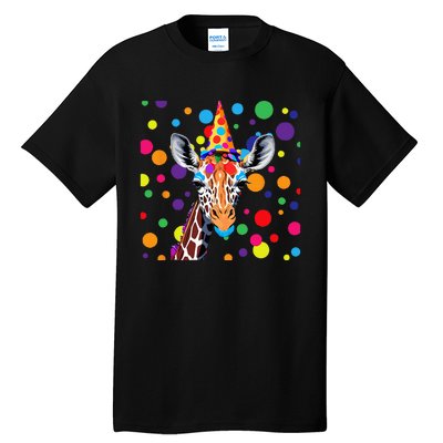 NFT Creator Merch Giraffe Party Bubbles!! Tokenomics Tall T-Shirt