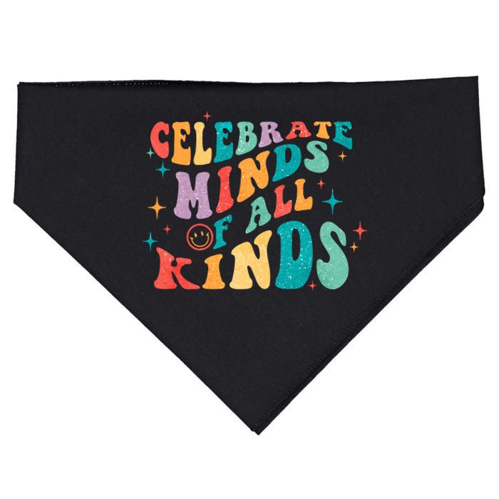 Neurodivergent Celebrate Minds Of All Kinds Autism USA-Made Doggie Bandana