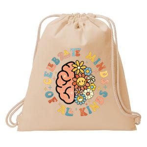 Neurodivergent Celebrate Minds Of All Kinds Autism Drawstring Bag