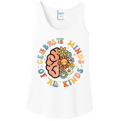 Neurodivergent Celebrate Minds Of All Kinds Autism Ladies Essential Tank