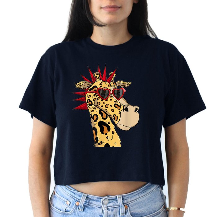 NFT Creator Merch Maui Nancy OG Giraffe Tokenomics Women's Crop Top Tee