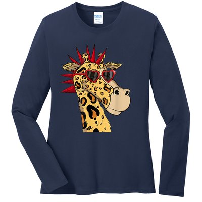 NFT Creator Merch Maui Nancy OG Giraffe Tokenomics Ladies Long Sleeve Shirt