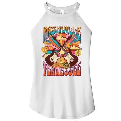 Nashville Country Music City Trip Retro Nash Bash Bach Women’s Perfect Tri Rocker Tank