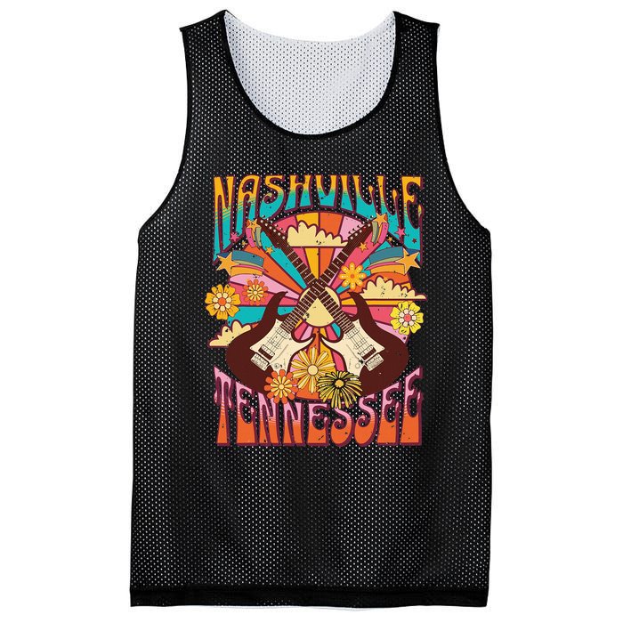 Nashville Country Music City Trip Retro Nash Bash Bach Mesh Reversible Basketball Jersey Tank