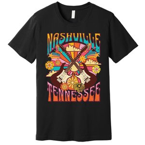 Nashville Country Music City Trip Retro Nash Bash Bach Premium T-Shirt