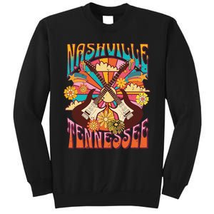 Nashville Country Music City Trip Retro Nash Bash Bach Tall Sweatshirt