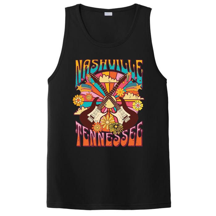 Nashville Country Music City Trip Retro Nash Bash Bach PosiCharge Competitor Tank