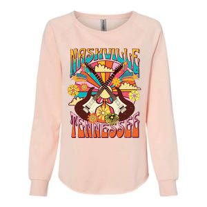 Nashville Country Music City Girls Trip Retro Nash Bash Bach Womens California Wash Sweatshirt