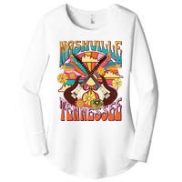 Nashville Country Music City Girls Trip Retro Nash Bash Bach Women's Perfect Tri Tunic Long Sleeve Shirt