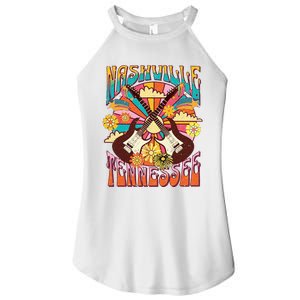 Nashville Country Music City Girls Trip Retro Nash Bash Bach Women's Perfect Tri Rocker Tank