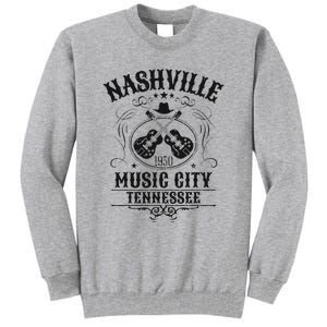 Nashville Country Music City Girls Trip Retro Nash Bash Bach Tall Sweatshirt