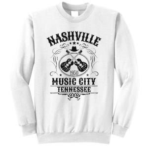 Nashville Country Music City Girls Trip Retro Nash Bash Bach Sweatshirt