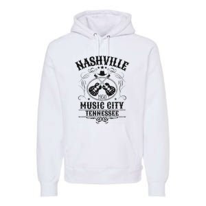 Nashville Country Music City Girls Trip Retro Nash Bash Bach Premium Hoodie