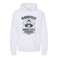 Nashville Country Music City Girls Trip Retro Nash Bash Bach Premium Hoodie