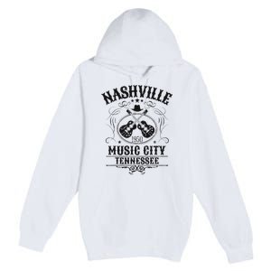 Nashville Country Music City Girls Trip Retro Nash Bash Bach Premium Pullover Hoodie