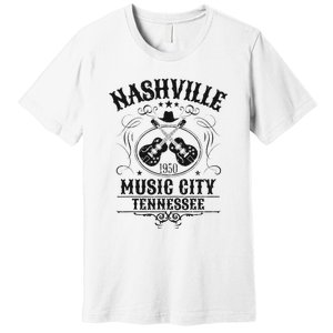 Nashville Country Music City Girls Trip Retro Nash Bash Bach Premium T-Shirt