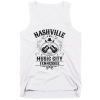 Nashville Country Music City Girls Trip Retro Nash Bash Bach Tank Top