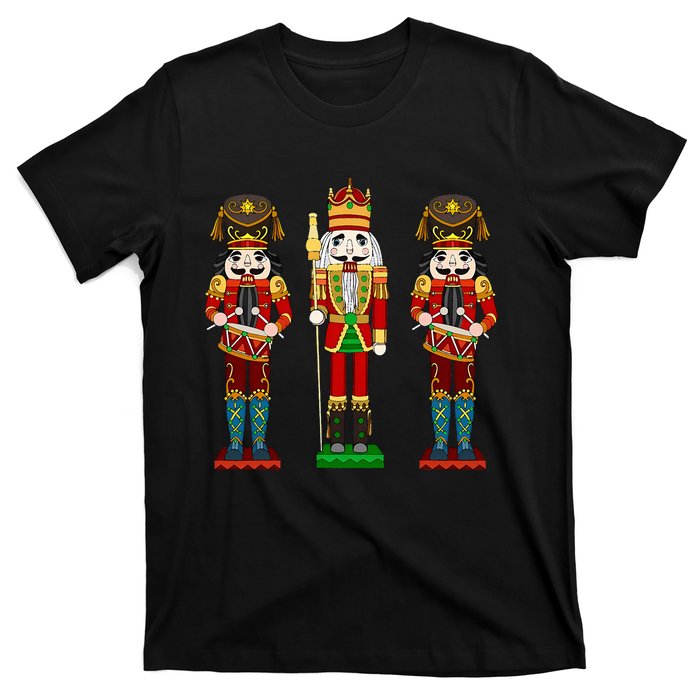 Nutcracker Cracking Nuts Xmas Merry Christmas Holiday Pajama T-Shirt